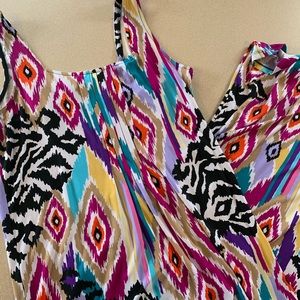 Tank Maxi Dress with Bold prints and Bright colors